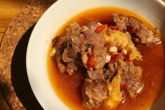 Cách làm món Bò Kho Gừng Sả mềm mềm và cay cay