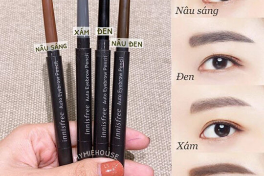 Review Top 5 bút kẻ mày đem lại gương mặt sắc sảo cho bạn gái