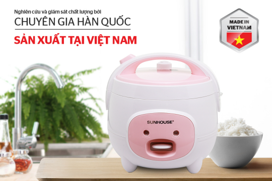 Review top 5 nồi cơm điện Sunhouse tiên tiến, hiện đại nhất hiện nay