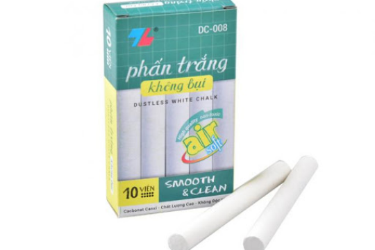 Review top 5 phấn viết bảng không bụi, an toàn cho sức khỏe
