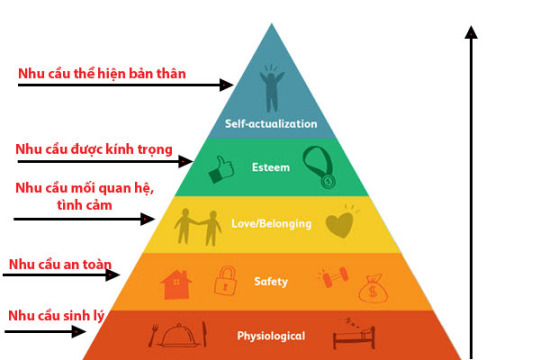 Tháp nhu cầu Maslow và ứng dụng trong cuộc sống