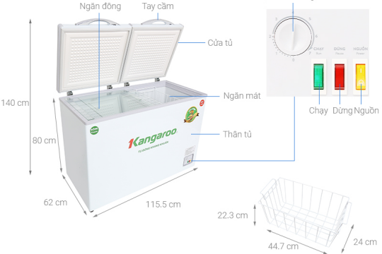 Review Top 5 mẫu tủ đông lạnh làm lạnh nhanh và tiết kiệm điện