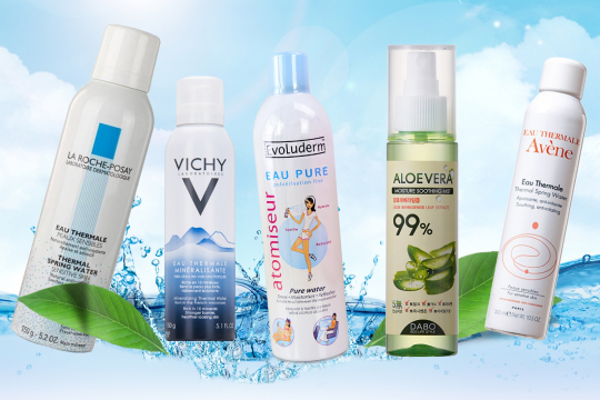 Review top 5 loại xịt khoáng cho da dầu - cứu tinh ngày hè cho làn da đổ dầu